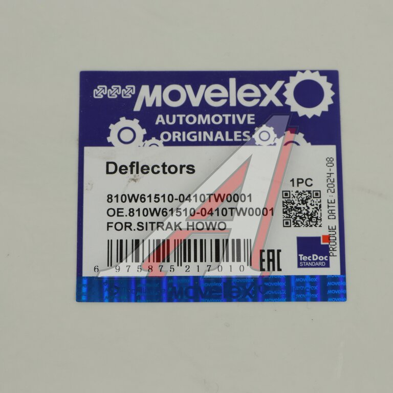 Крыло SITRAK HOWO переднее правое задняя часть (под покраску) MOVELEX