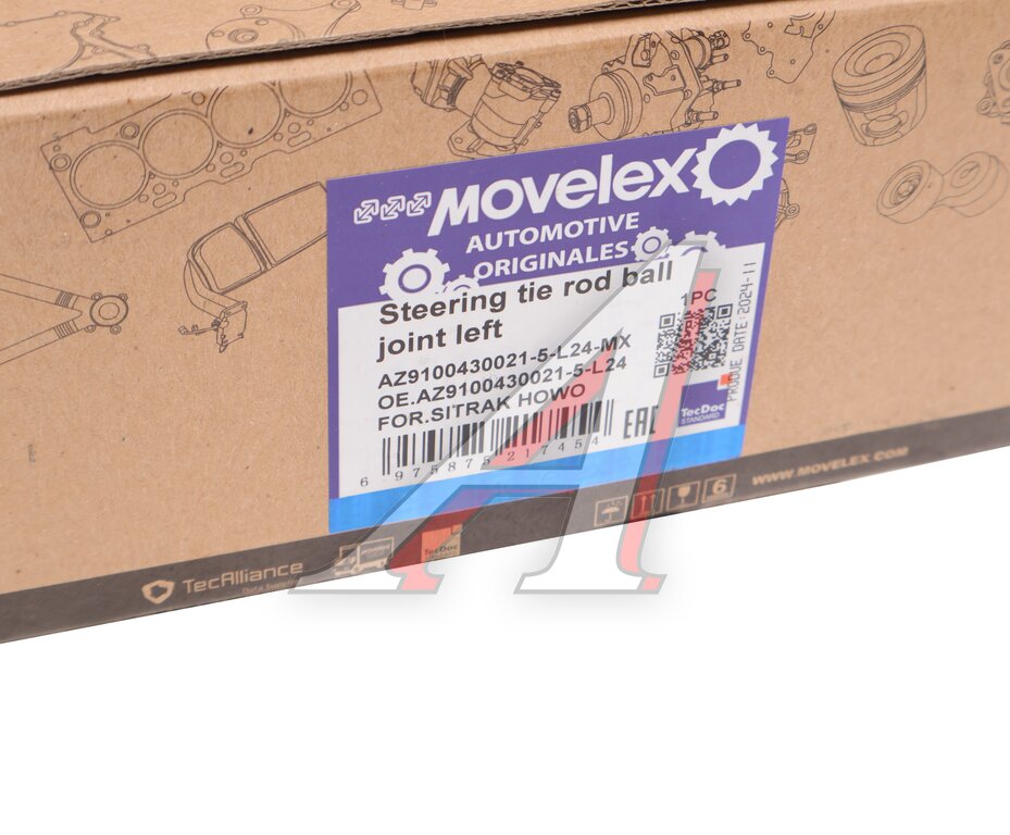 Наконечник рулевой тяги SITRAK HOWO левый D24 MOVELEX