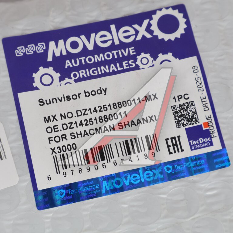 Козырек SHACMAN SHAANXI X3000 солнцезащитный MOVELEX