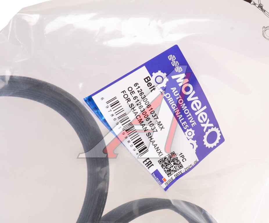 Ремень приводной поликлиновой 6PK1383 SHACMAN SHAANXI MOVELEX