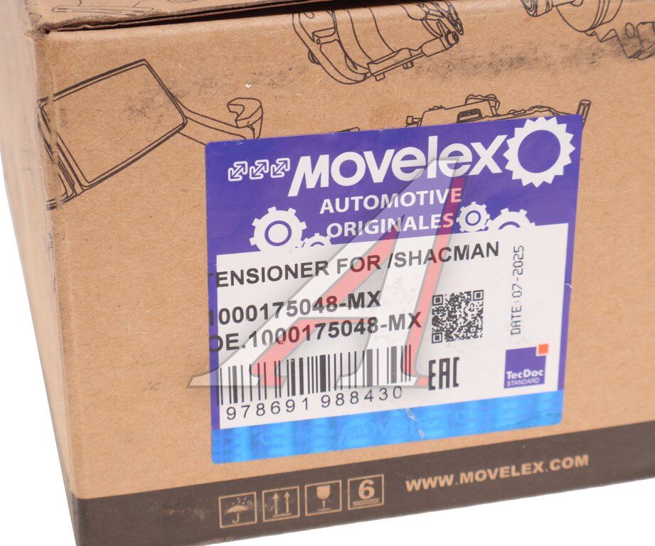 Натяжитель приводного ремня SHACMAN SHAANXI дв.WP4 MOVELEX