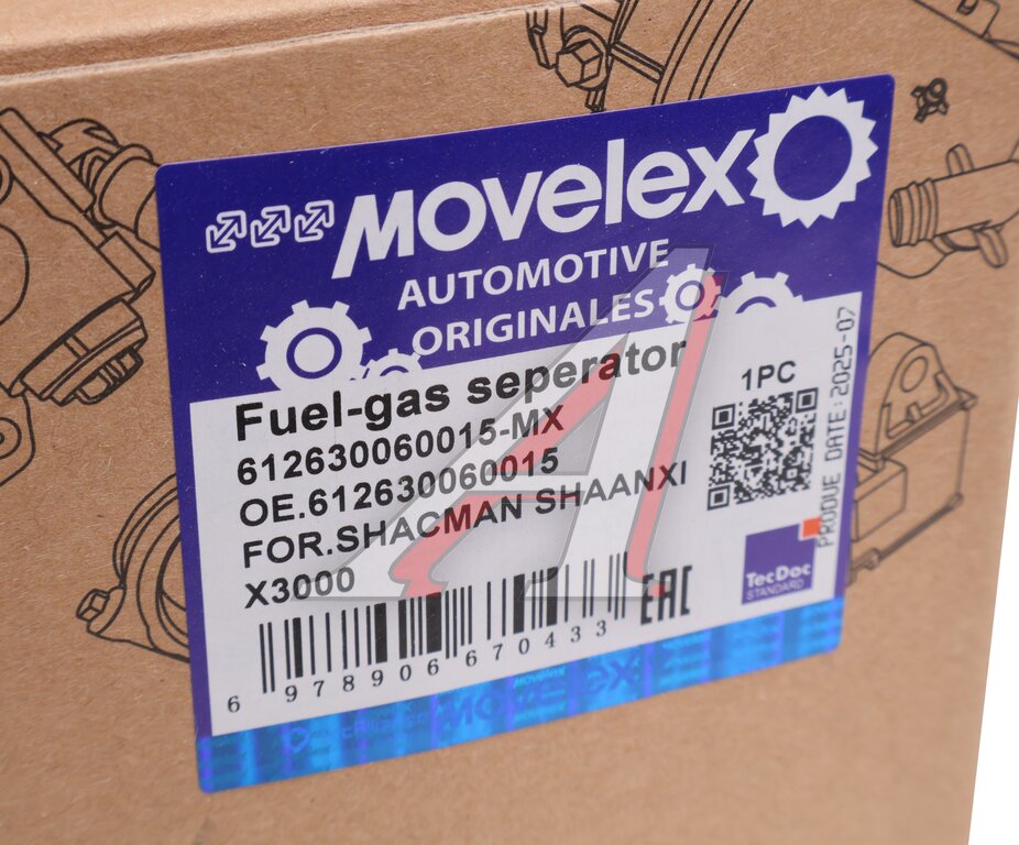 Фильтр SHACMAN SHAANXI X3000 вентиляции картера (сапуна) MOVELEX