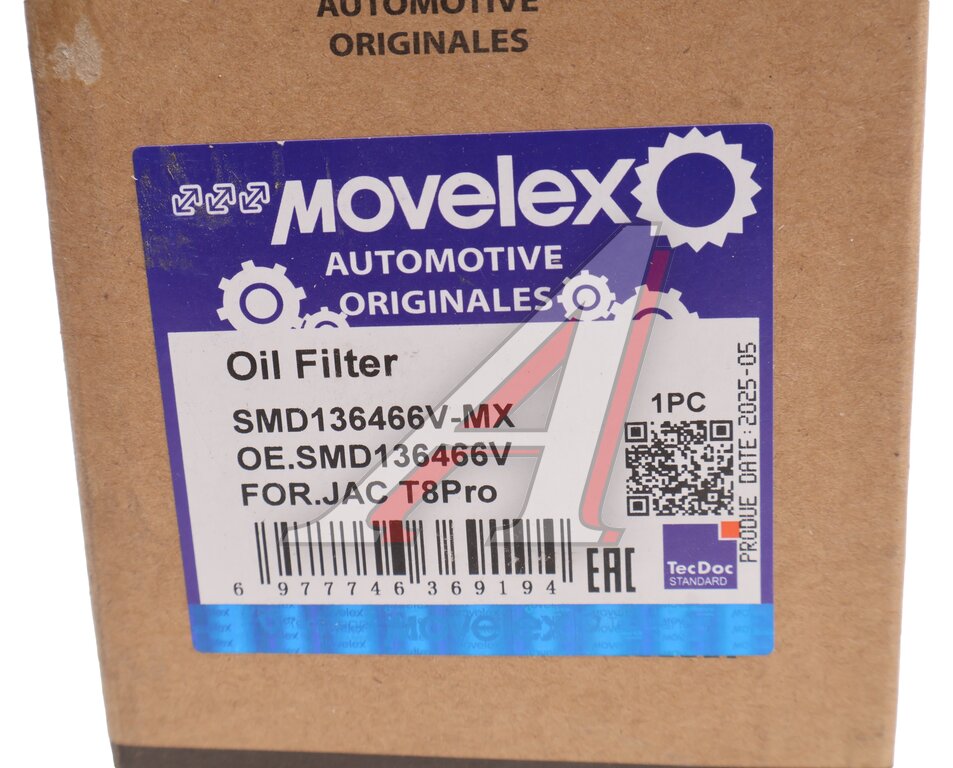 Фильтр масляный JAC T8Pro MOVELEX 2