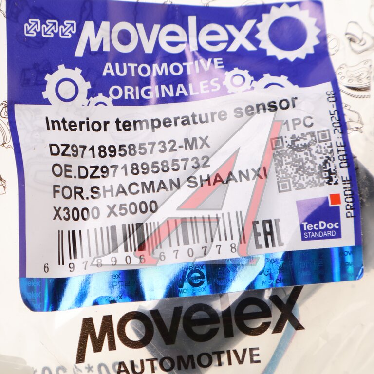 Датчик температуры воздуха SHACMAN SHAANXI X3000 X5000 салона MOVELEX