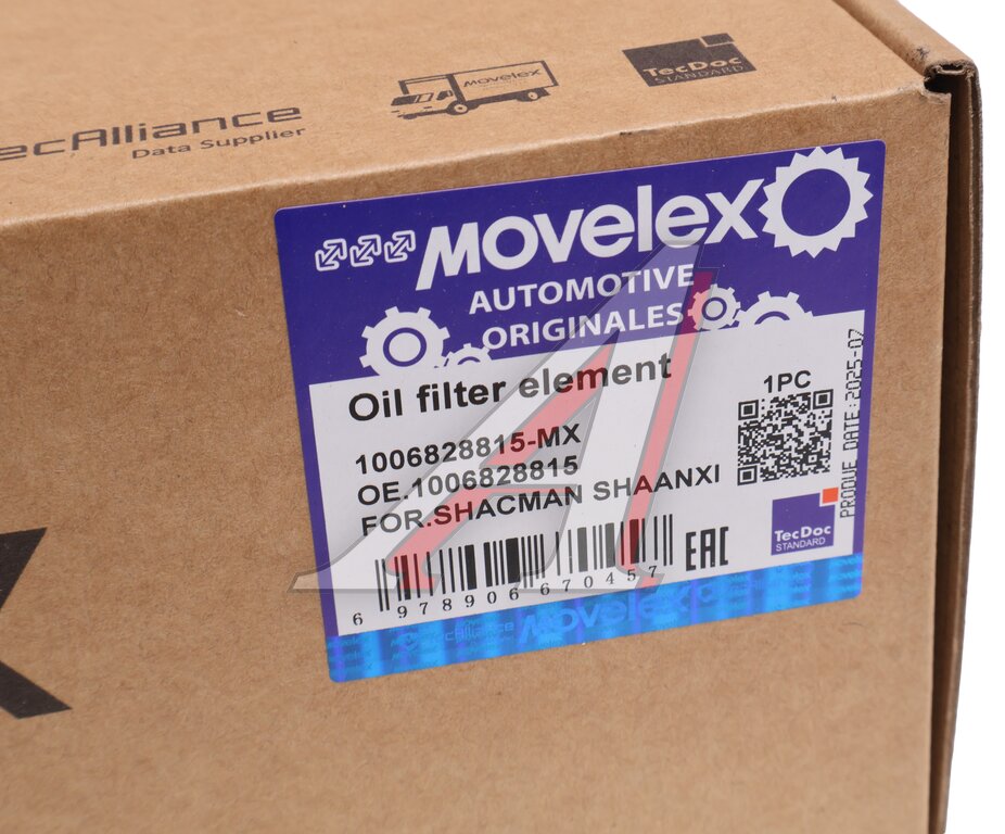 Фильтр масляный SHACMAN SHAANXI дв.WD615 MOVELEX