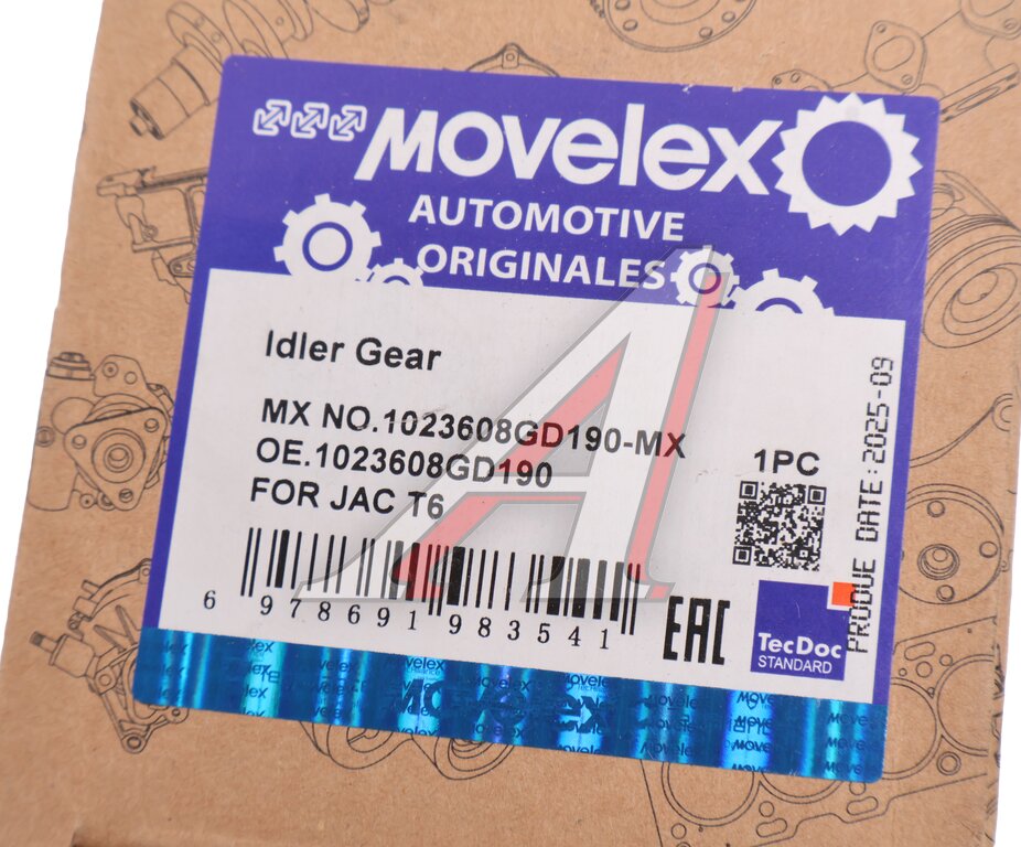 Ролик ГРМ JAC T6 обводной MOVELEX