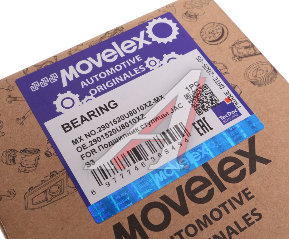 Подшипник ступицы JAC S3 передней MOVELEX