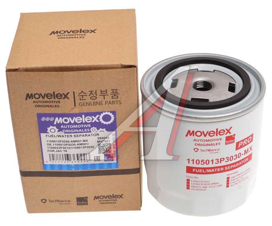 Фильтр топливный JAC T6 (дизель) тонкой очистки MOVELEX 4