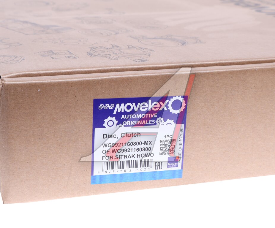 Диск сцепления SITRAK HOWO SITRAK (430х52.5мм) MOVELEX