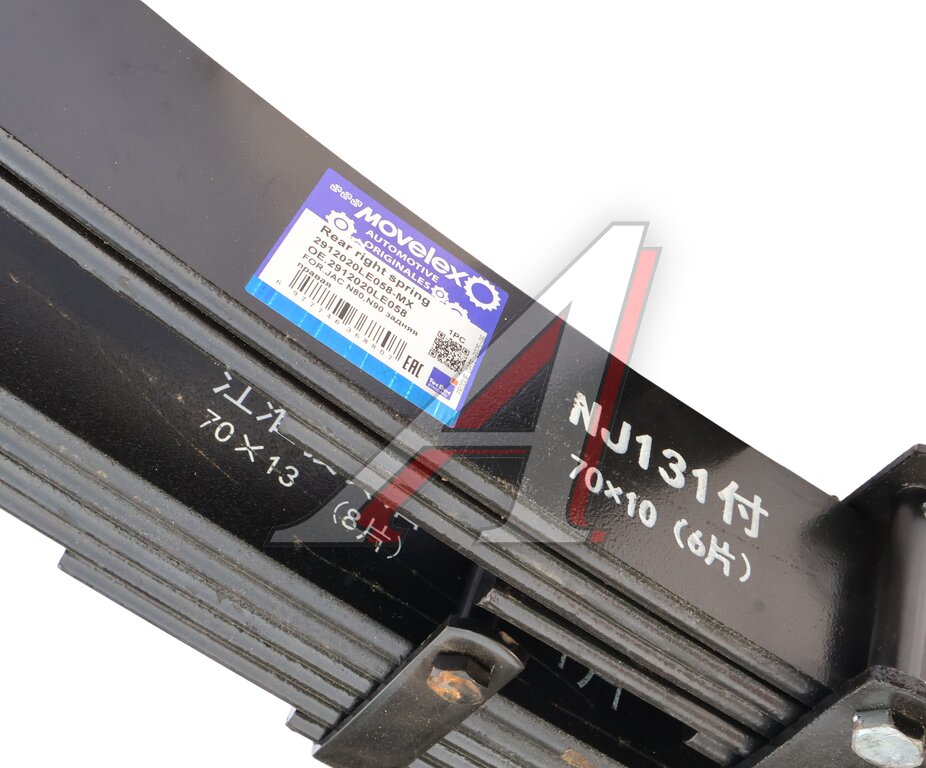 Рессора JAC N80,N90 задняя правая MOVELEX