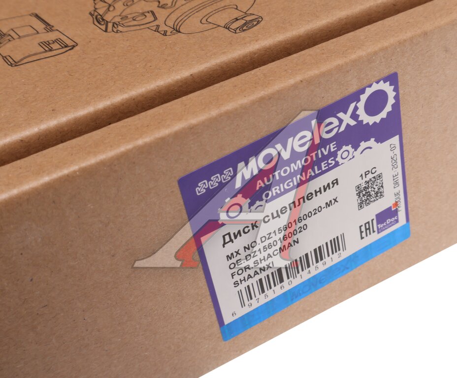 Диск сцепления SHACMAN SHAANXI MOVELEX