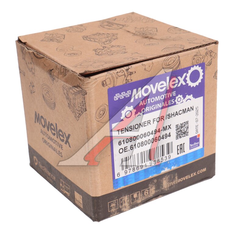 Ролик приводного ремня SHACMAN SHAANXI МАЗ-5440,6430 дв.WP7 обводной плоский MOVELEX