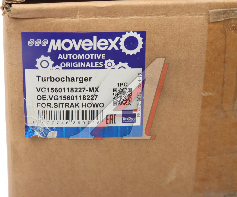 Турбокомпрессор SITRAK HOWO дв.WD615 MOVELEX