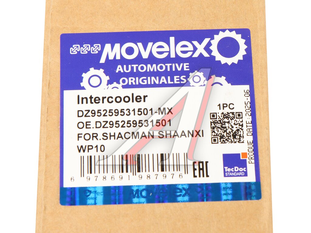 Интеркулер SHACMAN SHAANXI WP10 MOVELEX