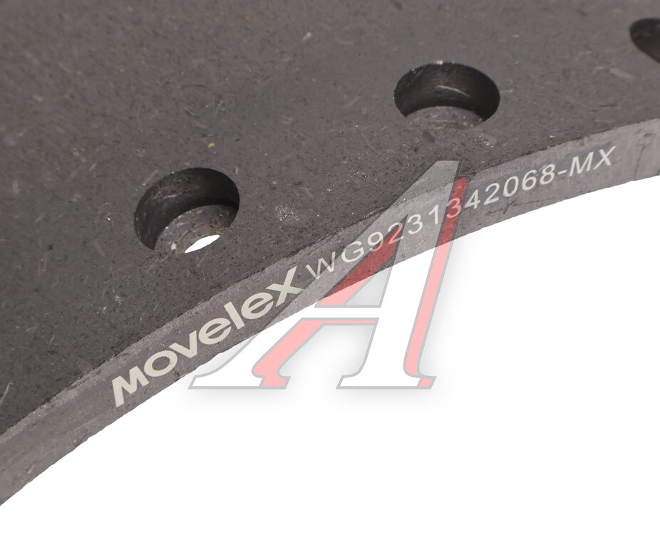 Накладка тормозной колодки SITRAK HOWO задняя (187х220) MOVELEX