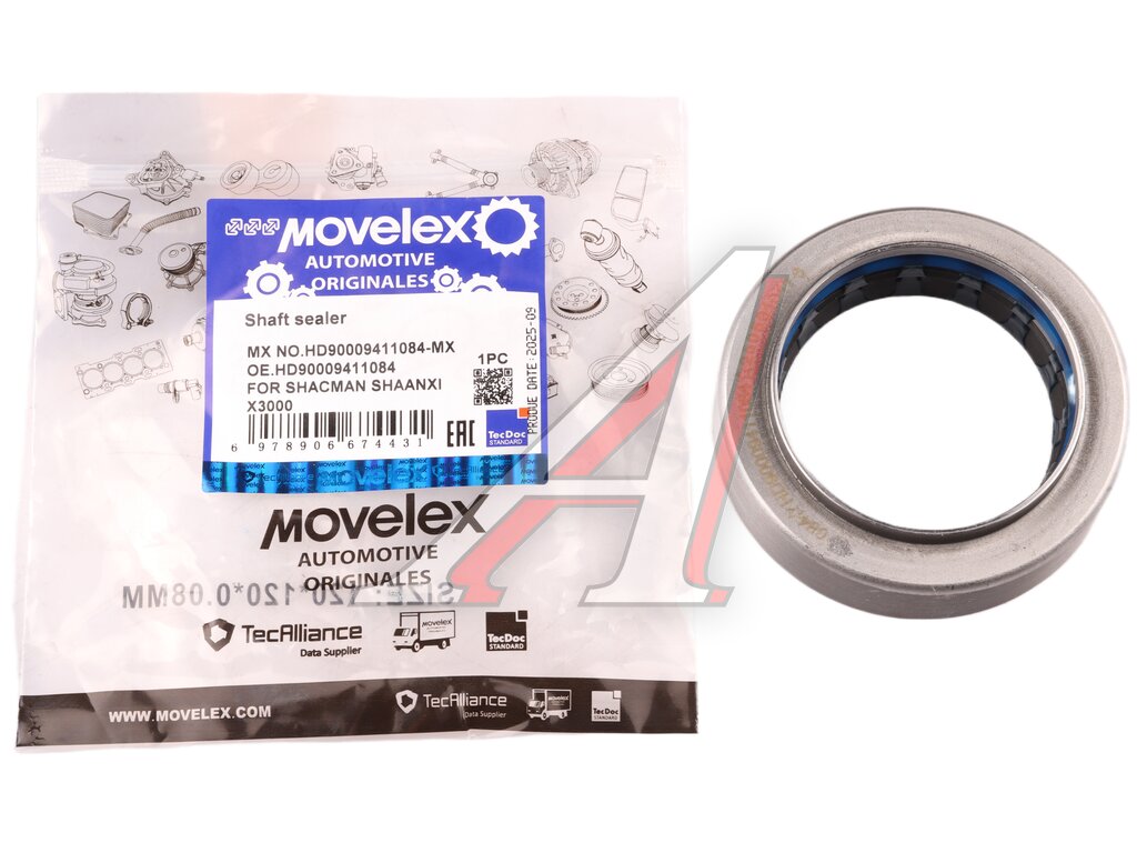 Сальник SHACMAN SHAANXI X3000 полуоси переднего моста MOVELEX
