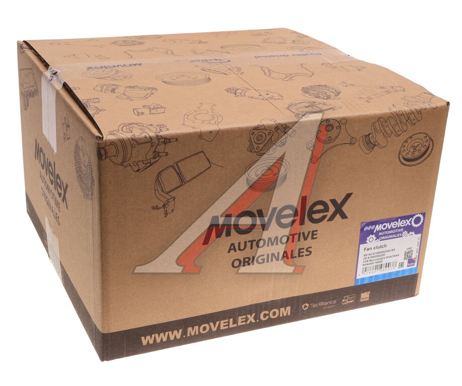 Вискомуфта SHACMAN SHAANXI X6000 дв.WP13.480E501 привода вентилятора (с крыльчаткой) MOVELEX 7