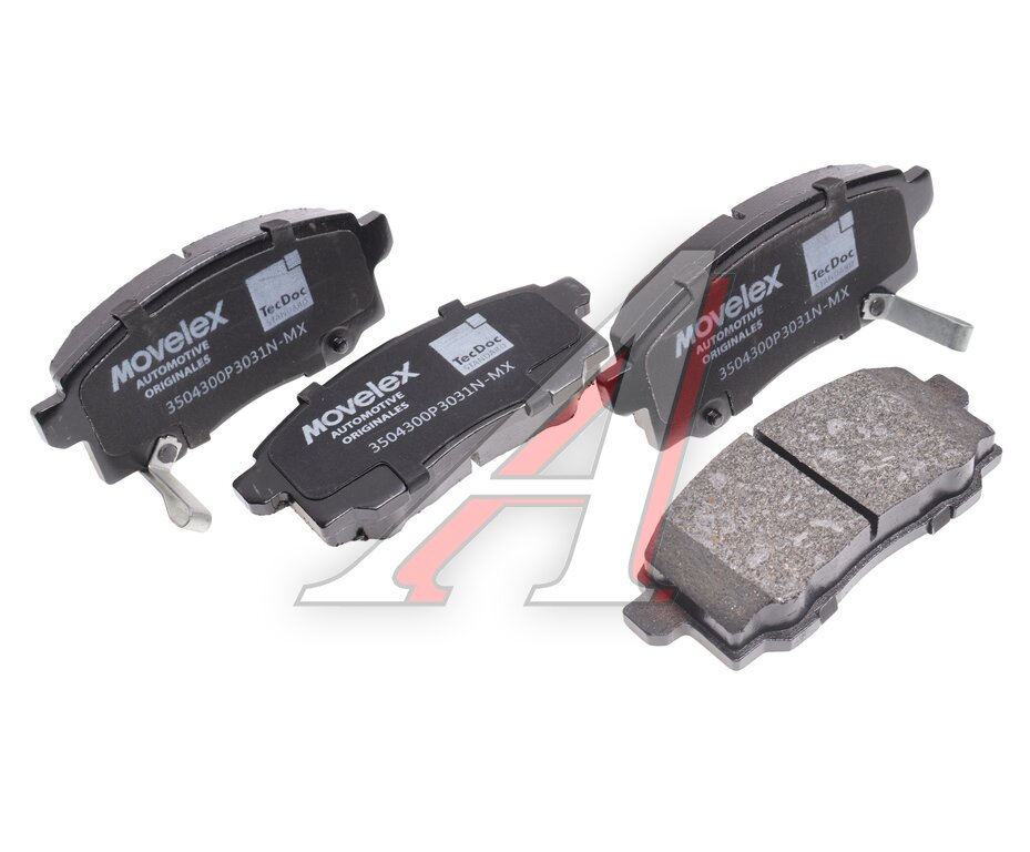 Колодки тормозные JAC T6 (21-) задние (4шт.) MOVELEX