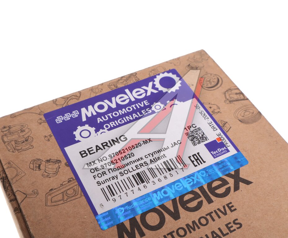 Подшипник ступицы JAC Sunray SOLLERS Atlant задней наружный (дисковые тормоза) MOVELEX