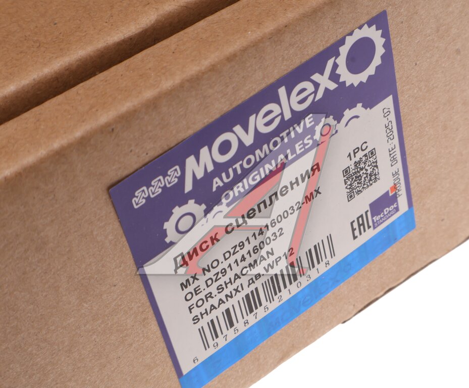 Диск сцепления SHACMAN SHAANXI дв.WP12 MOVELEX