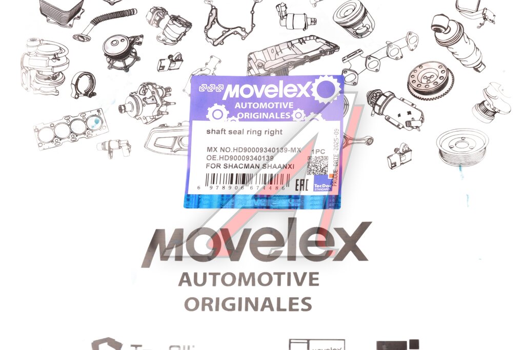 Сальник SHACMAN SHAANXI ступицы правый 160х180х10 (мост HDZ237) MOVELEX