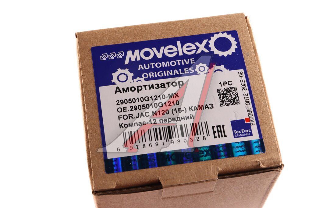Амортизатор JAC N120 (15-) КАМАЗ Компас-12 передний MOVELEX