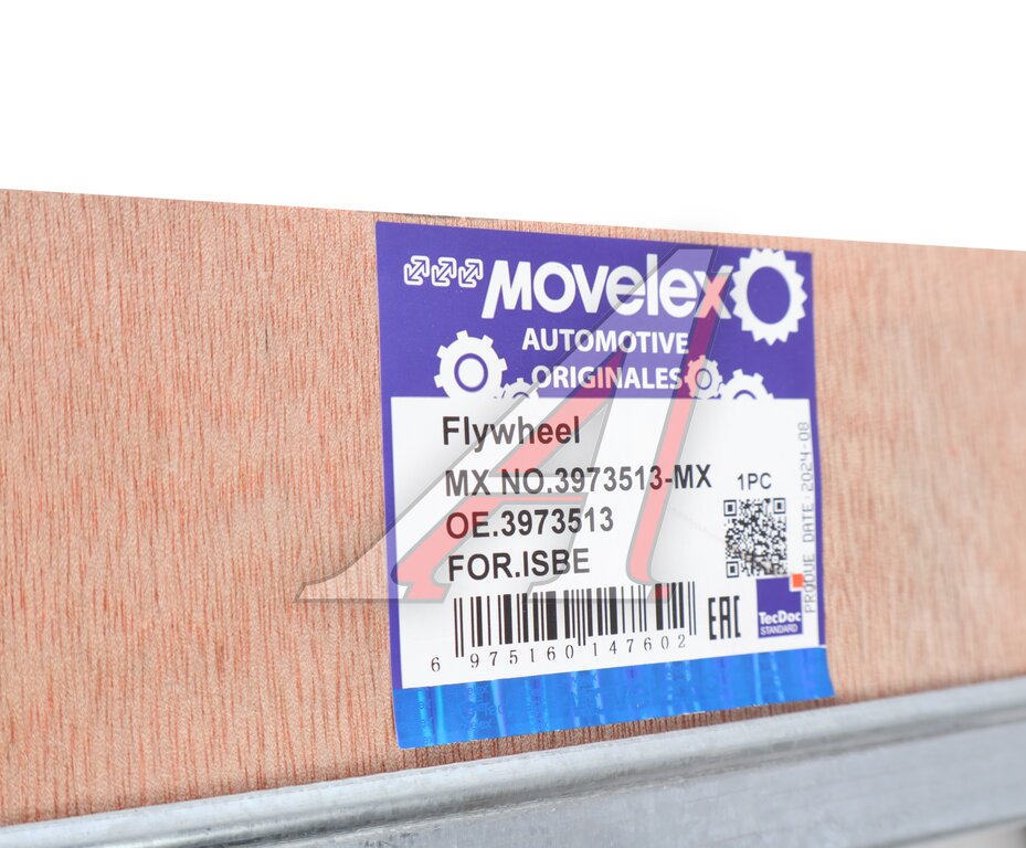 Маховик КАМАЗ дв.CUMMINS ISBe.ISDe V=4.5,6.7 138 зубьев (сцепление 395мм) MOVELEX