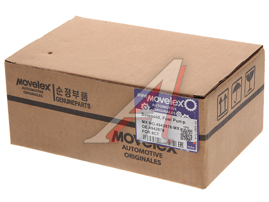 Клапан электромагнитный КАМАЗ,ПАЗ дв.CUMMINS 4BT,6BT,6CT отсечки топлива MOVELEX