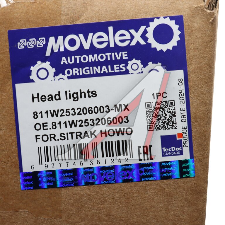 Фара противотуманная SITRAK HOWO T5G левая MOVELEX