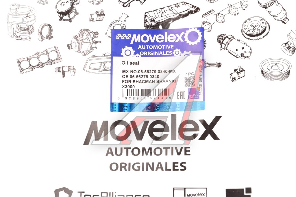 Сальник SHACMAN SHAANXI X3000 ступицы передней (113х140х9) (мост HDZ9.5T) MOVELEX