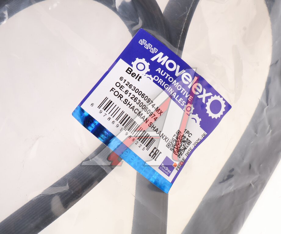 Ремень приводной поликлиновой 10PK1287 SHACMAN SHAANXI MOVELEX