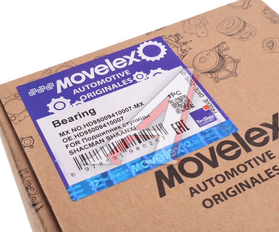 Подшипник ступицы SHACMAN SHAANXI передней внешний (мост HDZ9.5T) MOVELEX