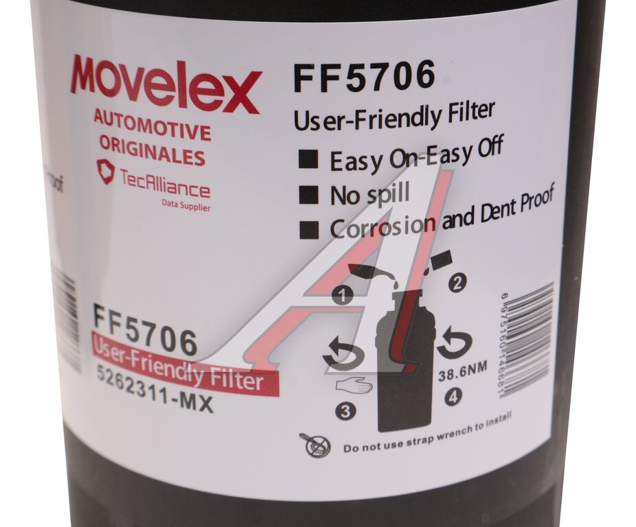 Фильтр топливный JAC N56,N75,N120 КАМАЗ Компас-9/12 (ISF 3.8) тонкой очистки MOVELEX 3