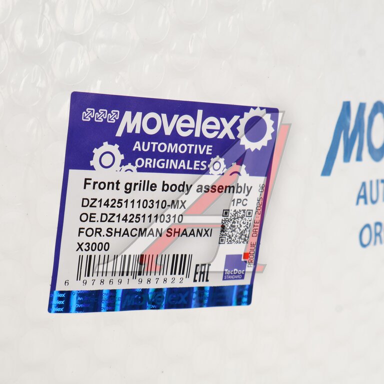 Капот SHACMAN SHAANXI X3000 в сборе с решеткой MOVELEX