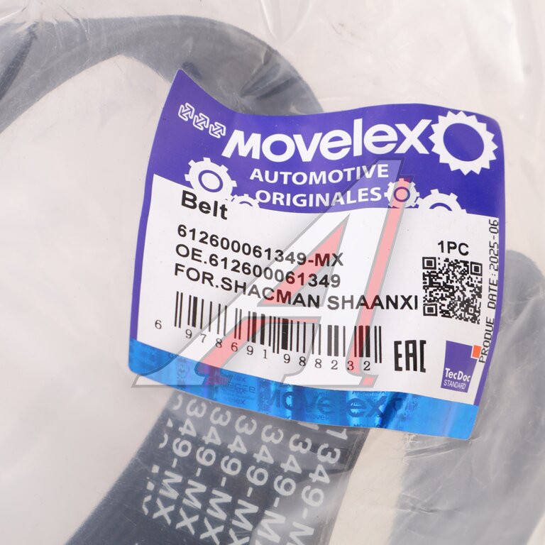 Ремень приводной поликлиновой 10PK1334 SHACMAN SHAANXI MOVELEX