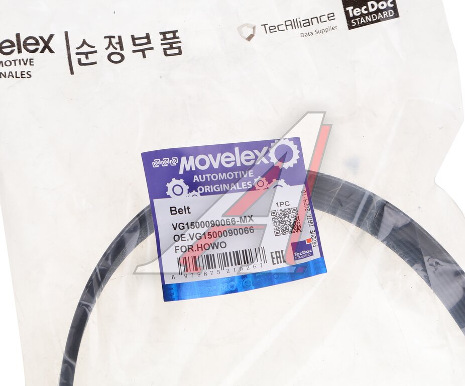 Ремень приводной поликлиновой 6PK783 HOWO генератора MOVELEX