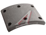 Накладка тормозной колодки JAC N120 передняя нижняя (1шт.) MOVELEX
