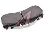 Колодки тормозные SHACMAN SHAANXI X6000 задние (1шт.) MOVELEX