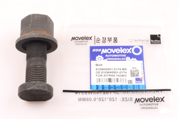 Шпилька колеса SITRAK HOWO заднего (M22х1.5х82) (мост MCY13) MOVELEX