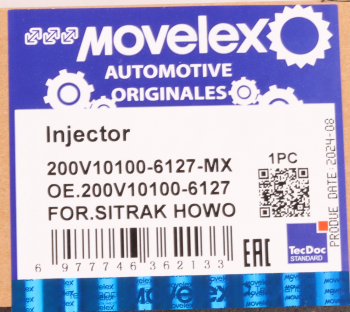Форсунка SITRAK HOWO дв.MC13 топливная MOVELEX 13