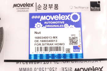 Гайка SITRAK HOWO ступицы среднего/заднего моста (левая резьба) MOVELEX 6