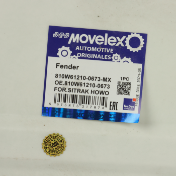 Подкрылок SITRAK HOWO T5G кабины задний левый MOVELEX 5