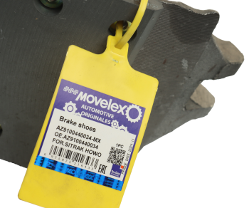 Колодка тормозная SITRAK HOWO передние с накладками (1шт.) MOVELEX 5