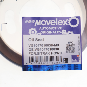 Сальник коленвала SITRAK HOWO дв.WP10 передний (95х115х12) MOVELEX 3