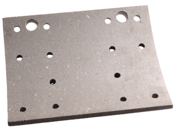 Накладка тормозной колодки JAC N350 задняя (1шт.) MOVELEX 4