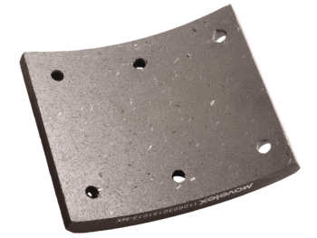 Накладка тормозной колодки JAC N120 передняя нижняя (1шт.) MOVELEX 4