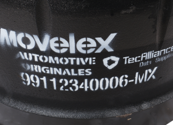Барабан тормозной SHACMAN SHAANXI F2000 задний MOVELEX 3