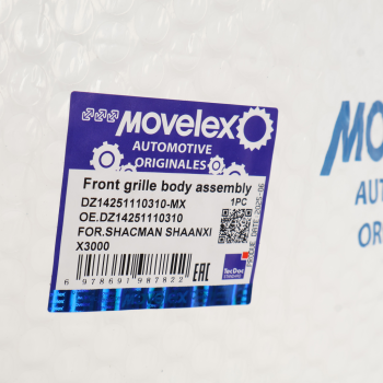 Капот SHACMAN SHAANXI X3000 в сборе с решеткой MOVELEX 8
