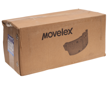 Колодки тормозные JAC N80 КАМАЗ Компас-9 задние барабанные (1шт.) (верхняя) MOVELEX 7