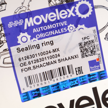 Кольцо уплотнительное SHACMAN SHAANXI коллектора выпускного MOVELEX 2